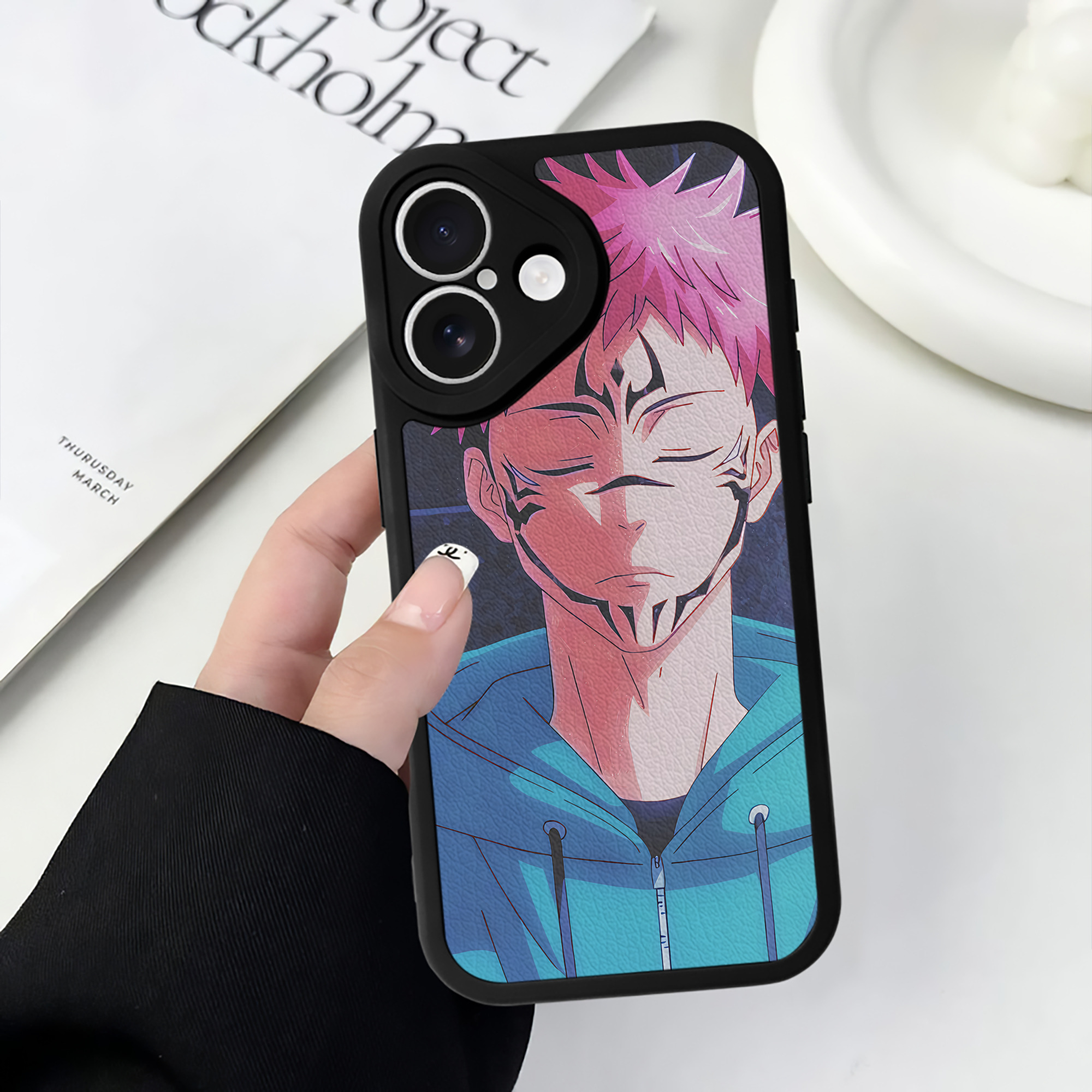 （画像用） SPY×FAMILY间谍家家酒 【iPhone 16シリーズ対応】シリコンスマホケース（レザー調） 材質：シリコン